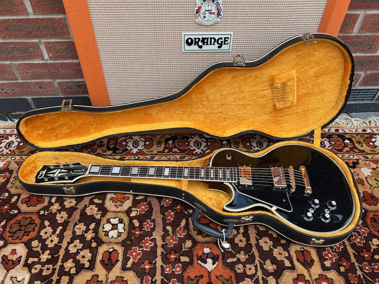 Vintage 1970s CSL Ibanez Les Paul Custom Black Japan Lefty Guitar Vintage 1970s CSL Ibanez Les Paul Custom Black Japan Lefty Guitar