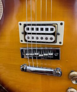 Vintage 1970s Japan Lawsuit Les Paul Sunburst Open Book Guitar