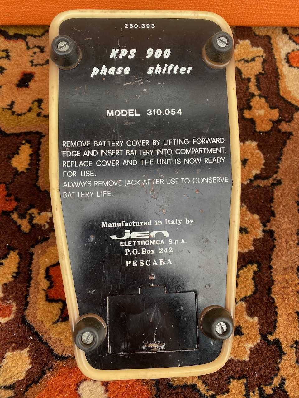 Vintage 1970s Jen KPS900 Phase Shifter Guitar Phaser Effects Pedal Vintage 1970s Jen KPS900 Phase Shifter Guitar Phaser Effects Pedal