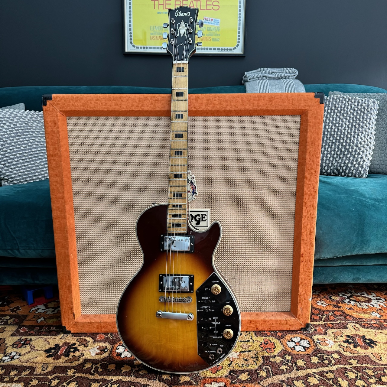 Vintage 1970s Kay Ibanez The Effector MIJ Japan Les Paul Guitar Vintage 1970s Kay Ibanez The Effector MIJ Japan Les Paul Guitar