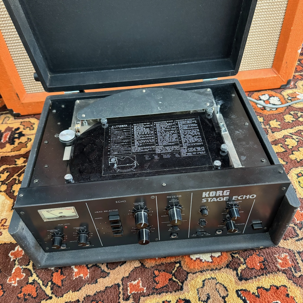 Vintage 1970s Korg Stage Echo SE300 Japan Tape Echo Unit Vintage 1970s Korg Stage Echo SE300 Japan Tape Echo Unit