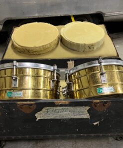 Vintage 1970s LP Tito Puente Solid Brass USA Timbales