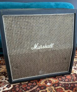 Vintage 1970s Marshall 4x10 Guitar Amplifier Speaker Cabinet Empty