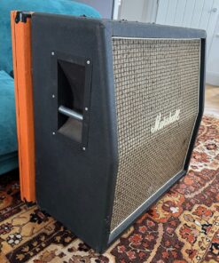 Vintage 1970s Marshall 4x10 Guitar Amplifier Speaker Cabinet Empty