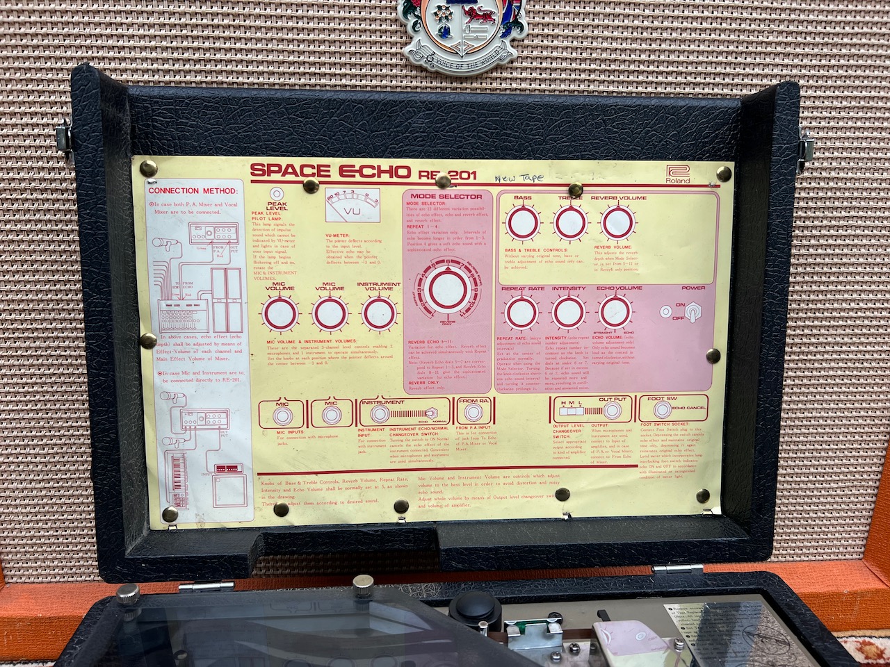 Vintage 1970s Roland RE201 Space Echo Japan Tape Delay Vintage 1970s Roland RE201 Space Echo Japan Tape Delay