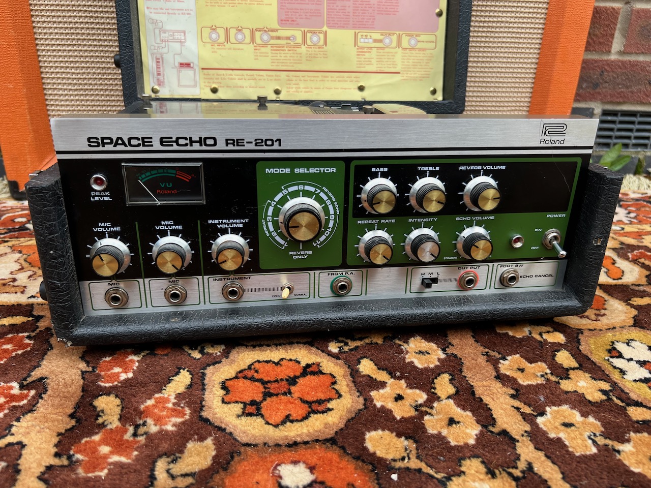 Vintage 1970s Roland RE201 Space Echo Japan Tape Delay Vintage 1970s Roland RE201 Space Echo Japan Tape Delay