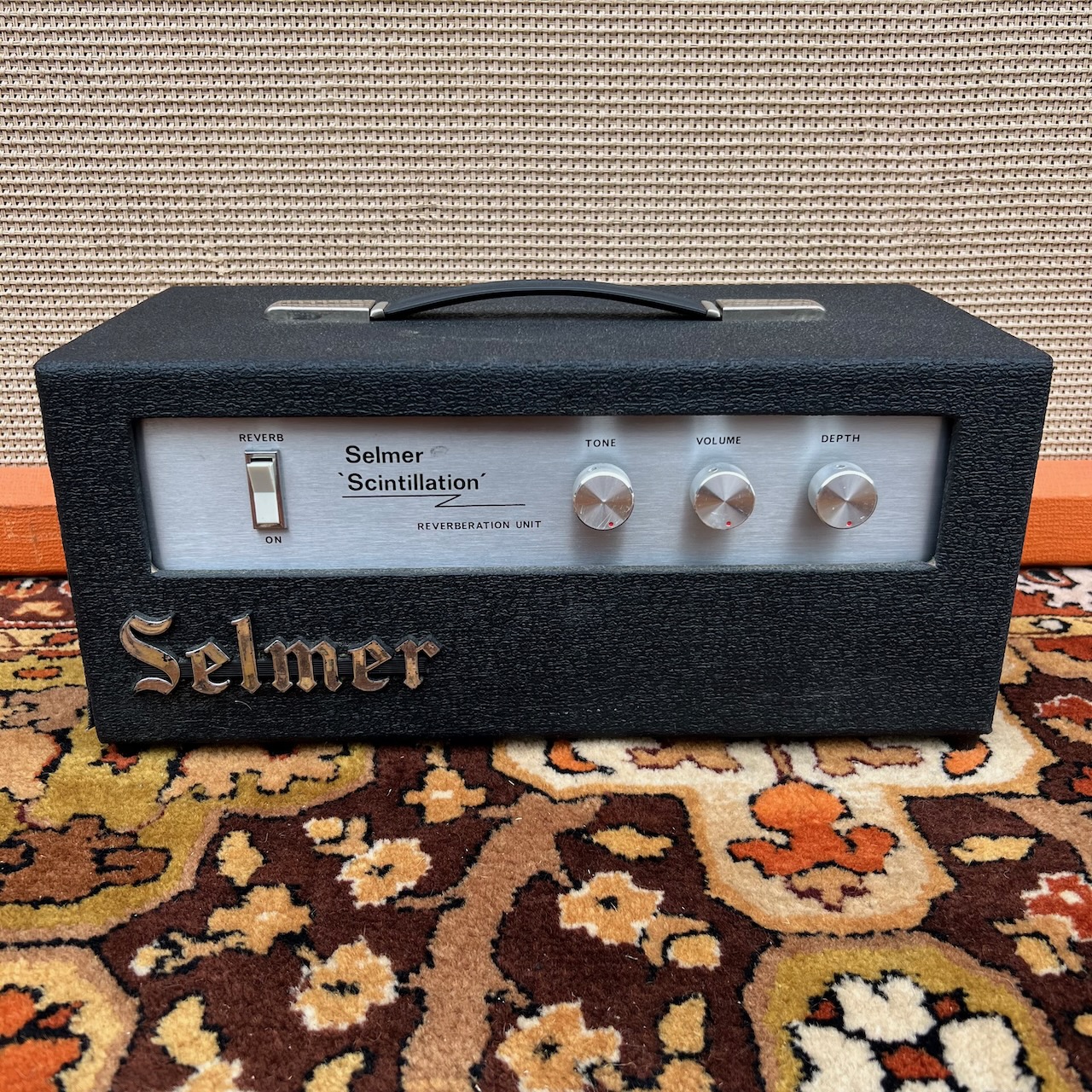 Vintage 1970s Selmer Scintillation Reverb Reverberation Unit Vintage 1970s Selmer Scintillation Reverb Reverberation Unit