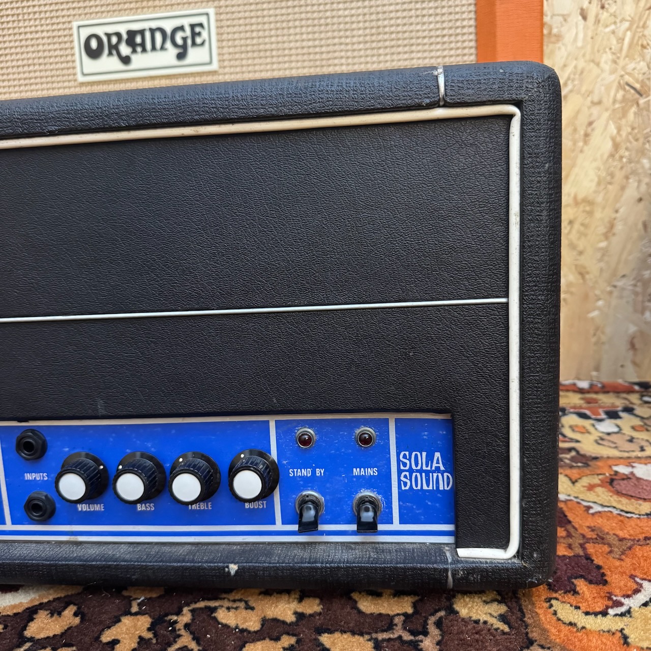 Vintage 1970s Sola Sound 100w Hiwatt Dave Roffey Valve Amplifier Vintage 1970s Sola Sound 100w Hiwatt Dave Roffey Valve Amplifier