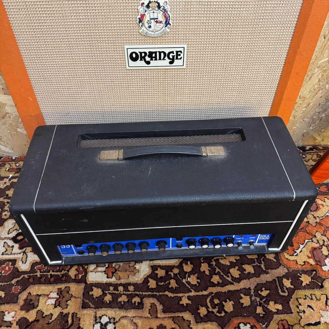 Vintage 1970s Sola Sound 100w Hiwatt Dave Roffey Valve Amplifier Vintage 1970s Sola Sound 100w Hiwatt Dave Roffey Valve Amplifier