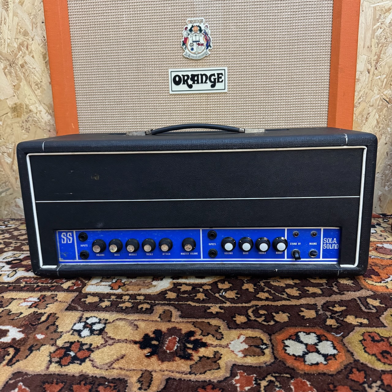 Vintage 1970s Sola Sound 100w Hiwatt Dave Roffey Valve Amplifier Vintage 1970s Sola Sound 100w Hiwatt Dave Roffey Valve Amplifier