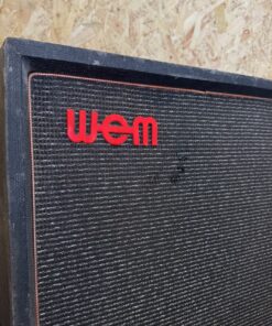 Vintage 1970s WEM Super Dual 12 2x12 Amplifier Cabinets Ex Allan Gordon