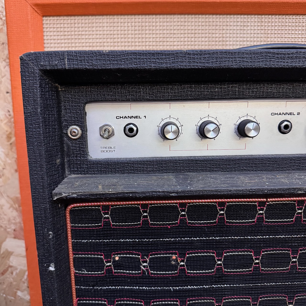 Vintage 1970s WEM Watkins Dominator Bass MK1 1x15 Amplifier Combo Vintage 1970s WEM Watkins Dominator Bass MK1 1x15 Amplifier Combo