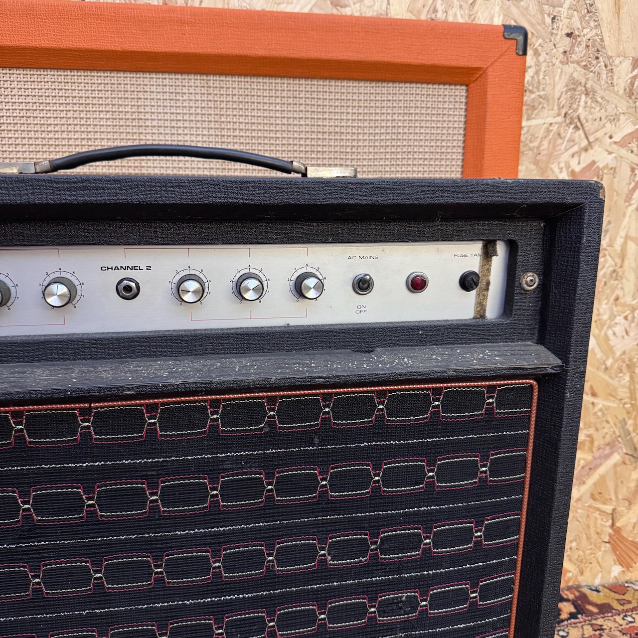 Vintage 1970s WEM Watkins Dominator Bass MK1 1x15 Amplifier Combo Vintage 1970s WEM Watkins Dominator Bass MK1 1x15 Amplifier Combo