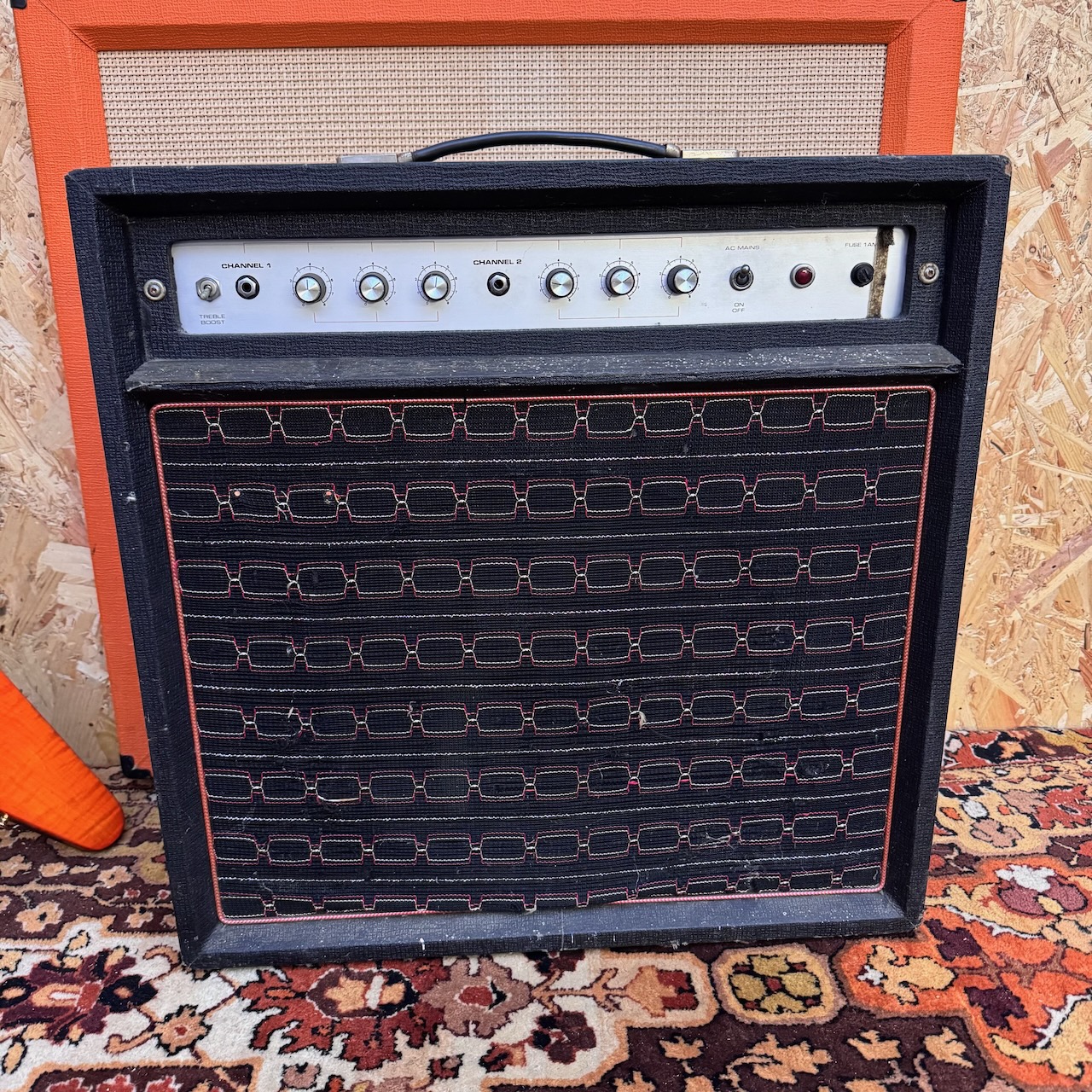 Vintage 1970s WEM Watkins Dominator Bass MK1 1x15 Amplifier Combo Vintage 1970s WEM Watkins Dominator Bass MK1 1x15 Amplifier Combo