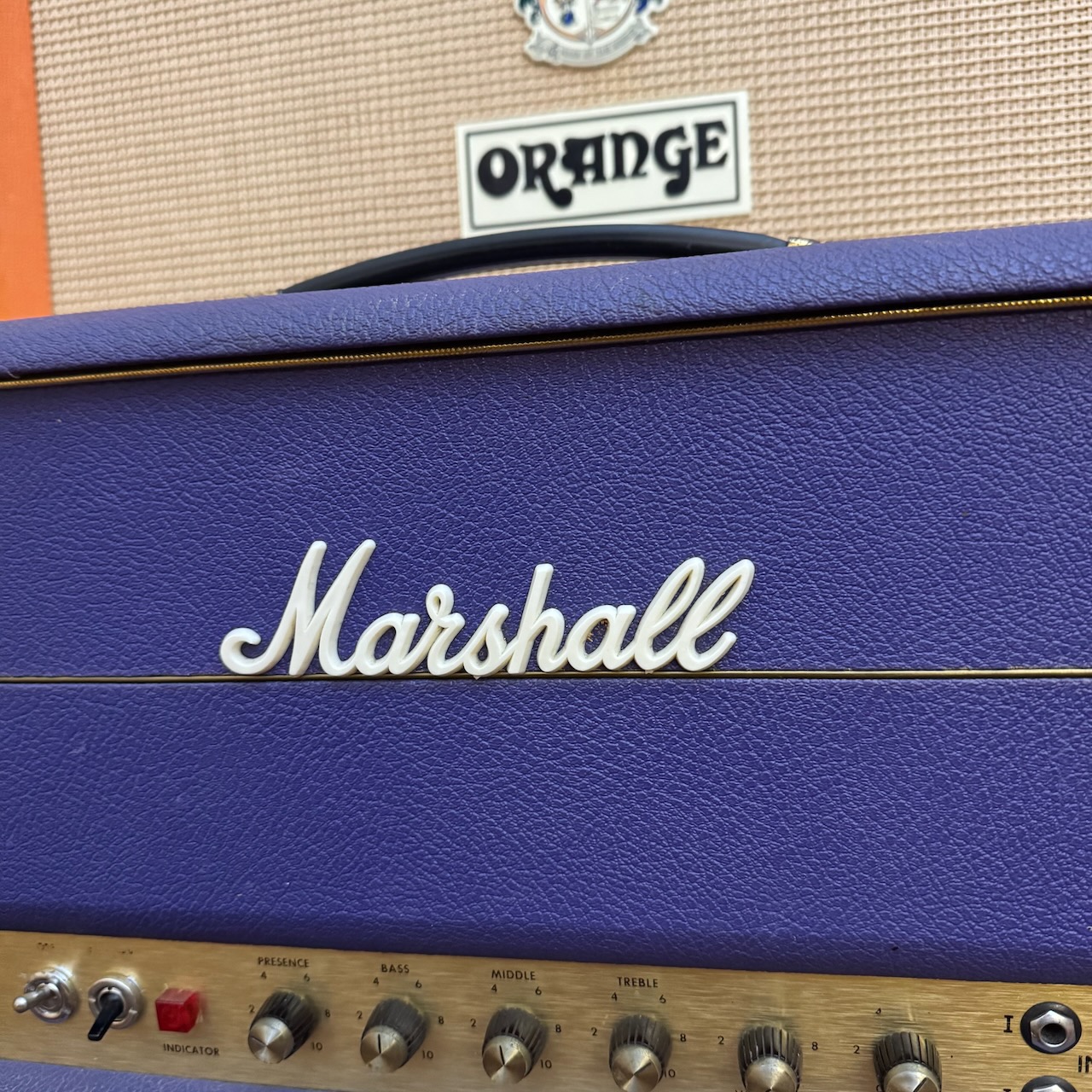 Vintage 1971 Marshall Super Lead 100w Original Purple Amplifier Head Vintage 1971 Marshall Super Lead 100w Original Purple Amplifier Head
