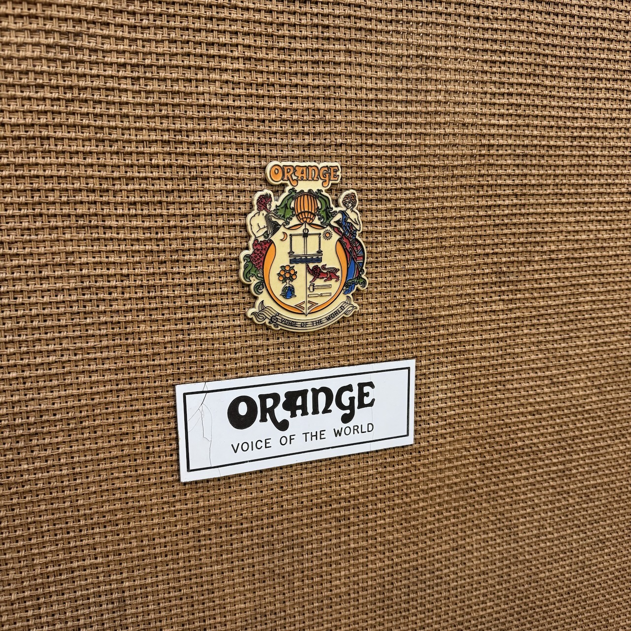 Vintage 1971 Orange 4x12 Cabinet Amplifier Unloaded 1970s Vintage 1971 Orange 4x12 Cabinet Amplifier Unloaded 1970s