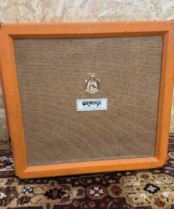 Vintage 1971 Orange 4x12 Cabinet Amplifier Unloaded 1970s