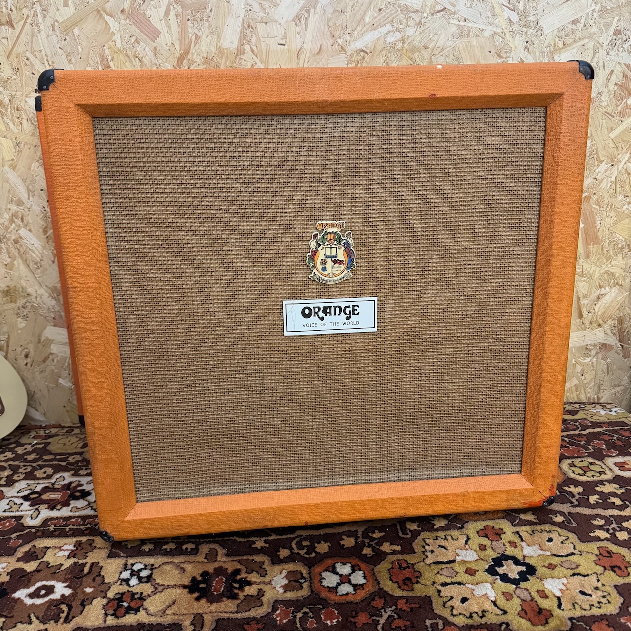 Vintage 1971 Orange 4x12 Cabinet Amplifier Unloaded 1970s Vintage 1971 Orange 4x12 Cabinet Amplifier Unloaded 1970s