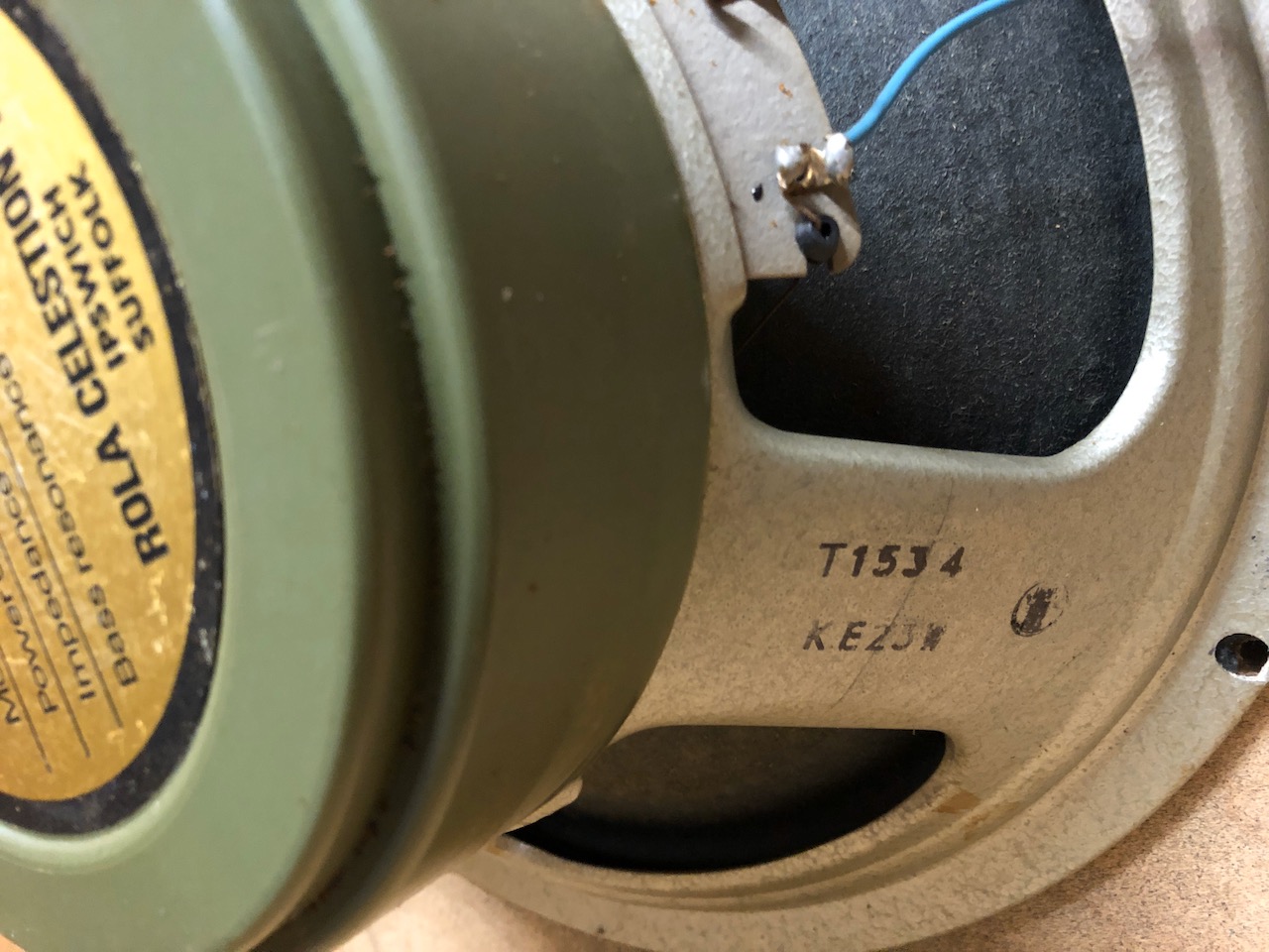 Vintage 1972 Quad Celestion T1534 G12H Greenback Speaker Drivers Vintage 1972 Quad Celestion T1534 G12H Greenback Speaker Drivers