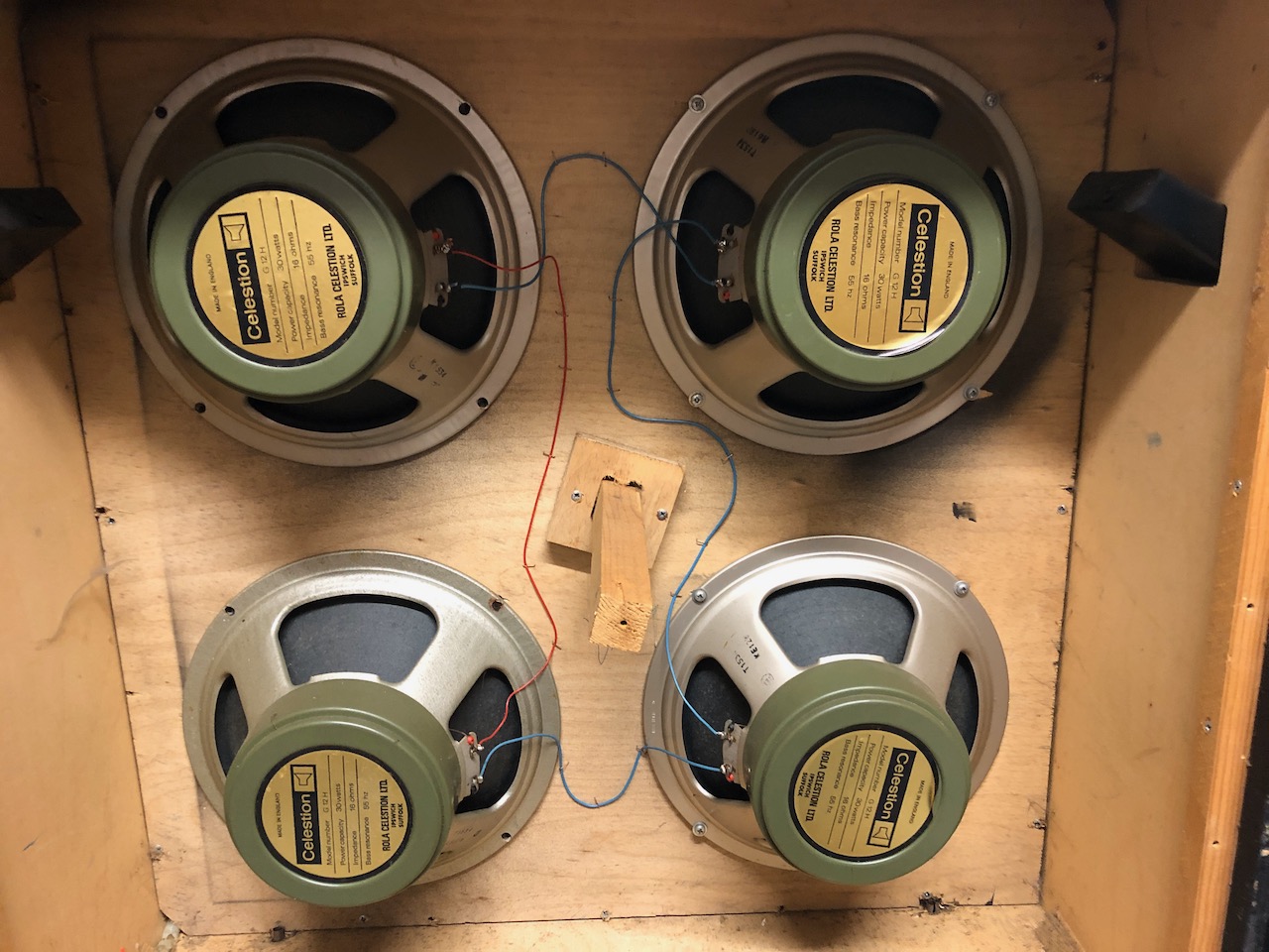 Vintage 1972 Quad Celestion T1534 G12H Greenback Speaker Drivers Vintage 1972 Quad Celestion T1534 G12H Greenback Speaker Drivers