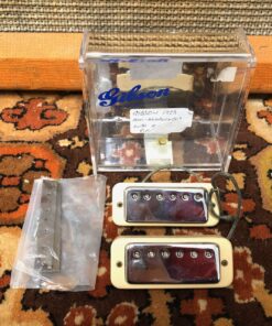 Vintage 1973 Gibson Mini Humbucker Pickups Cream Matched Pair