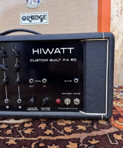 Vintage 1973 Hiwatt Custom Built PA50 50w DR512 Amplifier Head