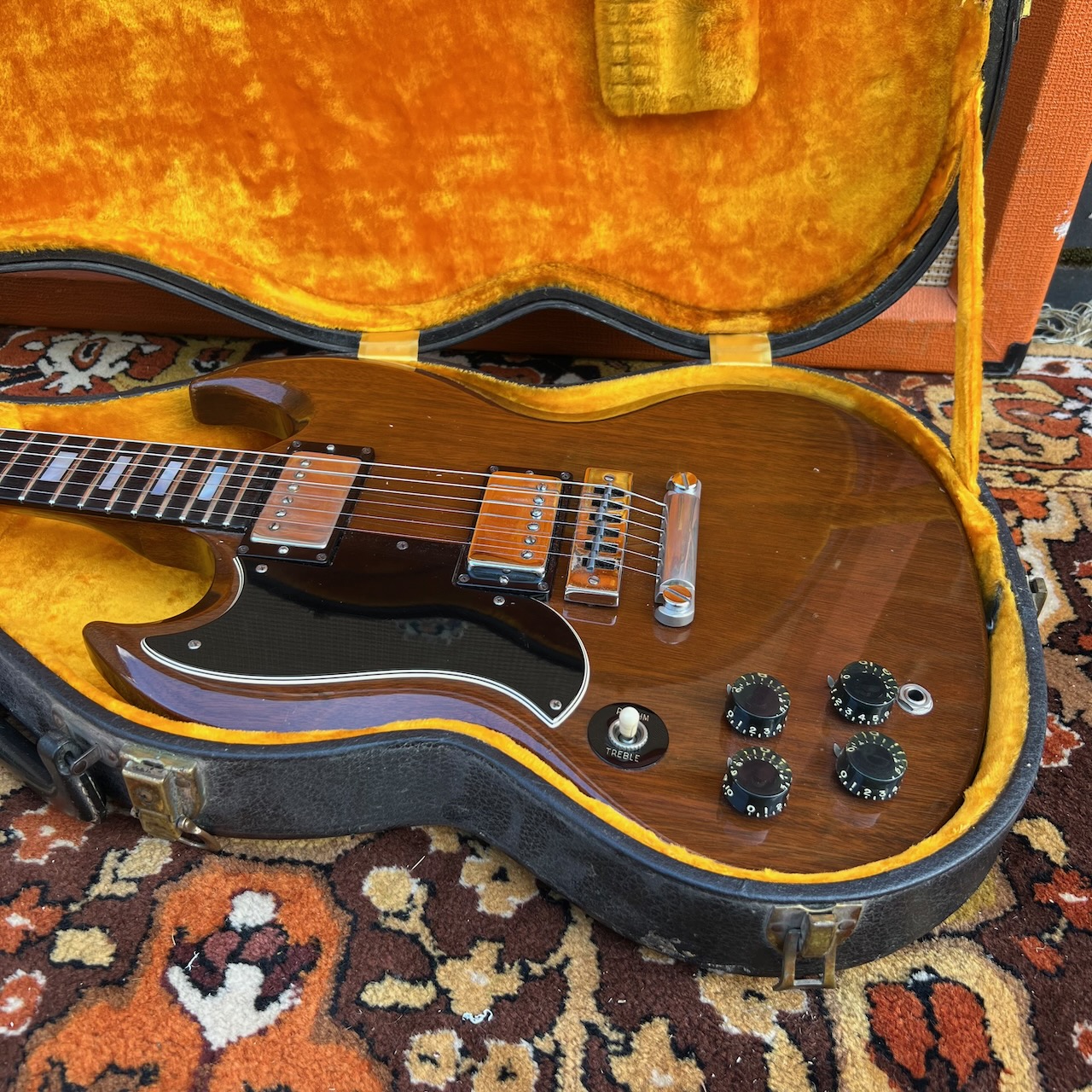 Vintage 1974 Gibson SG Standard Left Handed Original Guitar OHSC Vintage 1974 Gibson SG Standard Left Handed Original Guitar OHSC