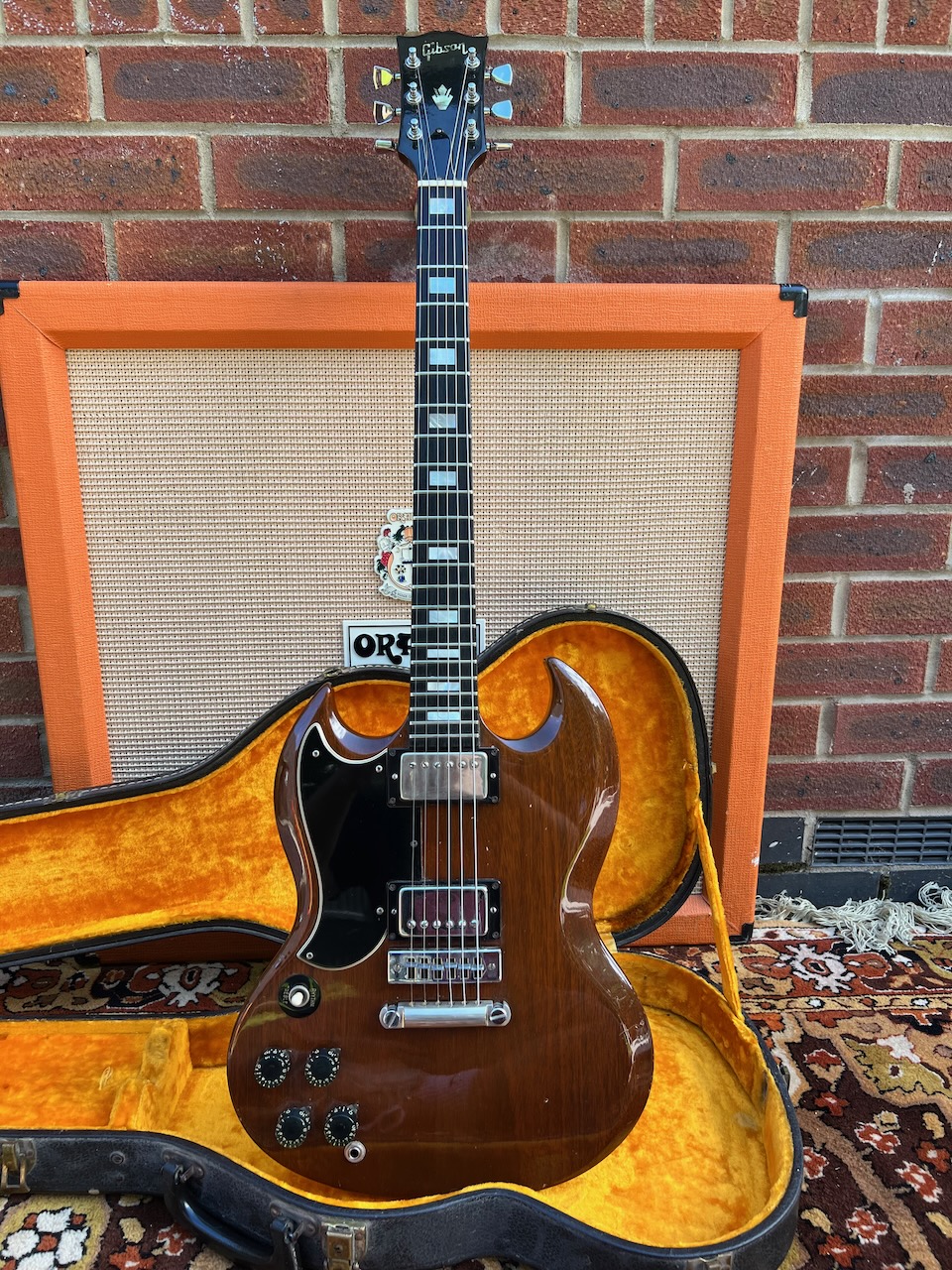 Vintage 1974 Gibson SG Standard Left Handed Original Guitar OHSC Vintage 1974 Gibson SG Standard Left Handed Original Guitar OHSC