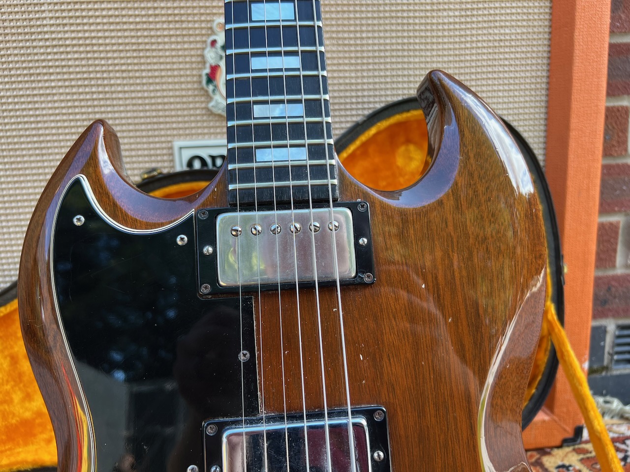 Vintage 1974 Gibson SG Standard Left Handed Original Guitar OHSC Vintage 1974 Gibson SG Standard Left Handed Original Guitar OHSC