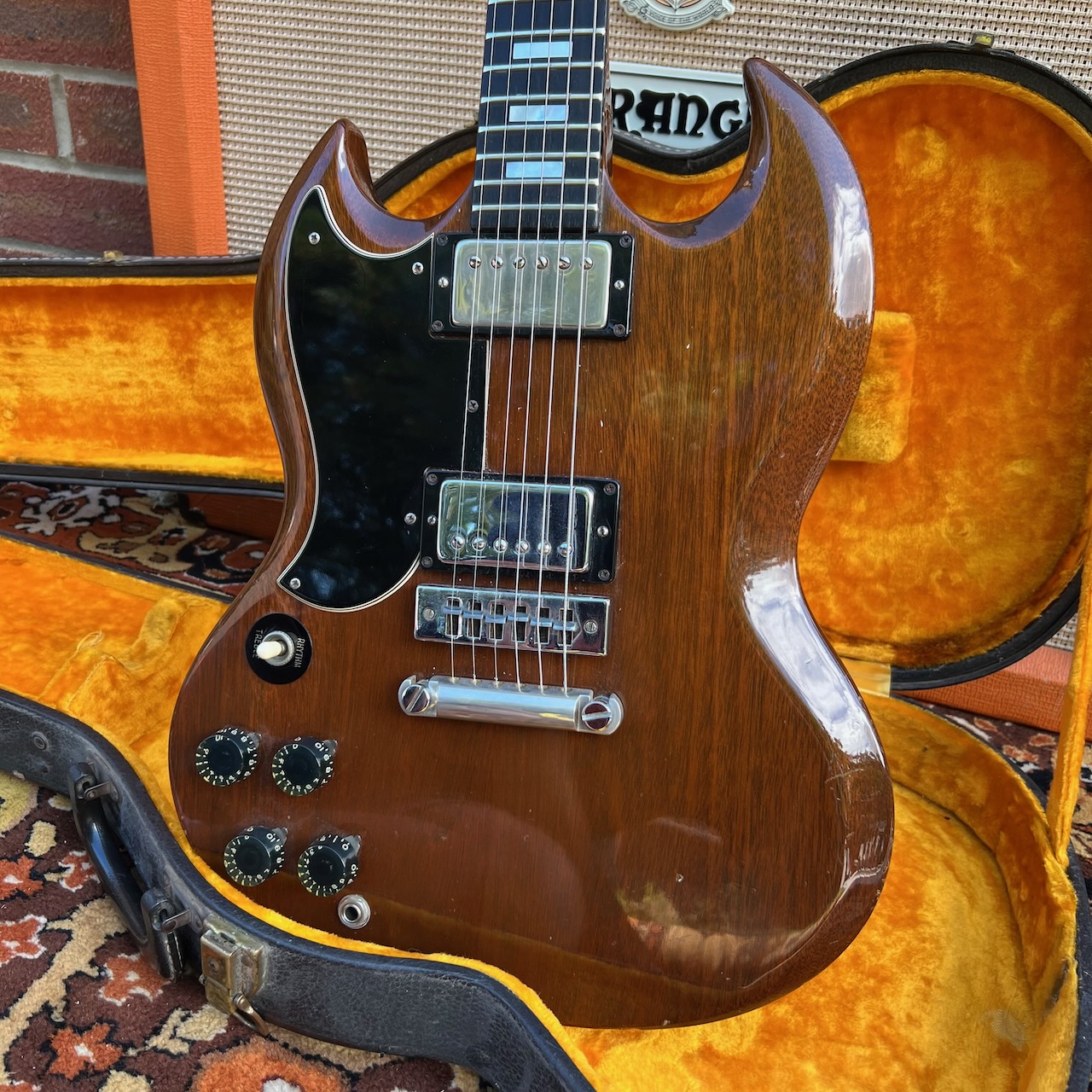 Vintage 1974 Gibson SG Standard Left Handed Original Guitar OHSC Vintage 1974 Gibson SG Standard Left Handed Original Guitar OHSC