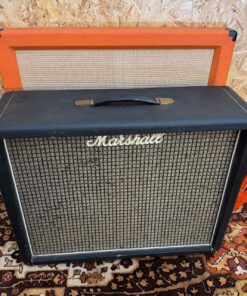 Vintage 1974 Marshall 2045 2x12 Guitar Cabinet Celestion Greyback