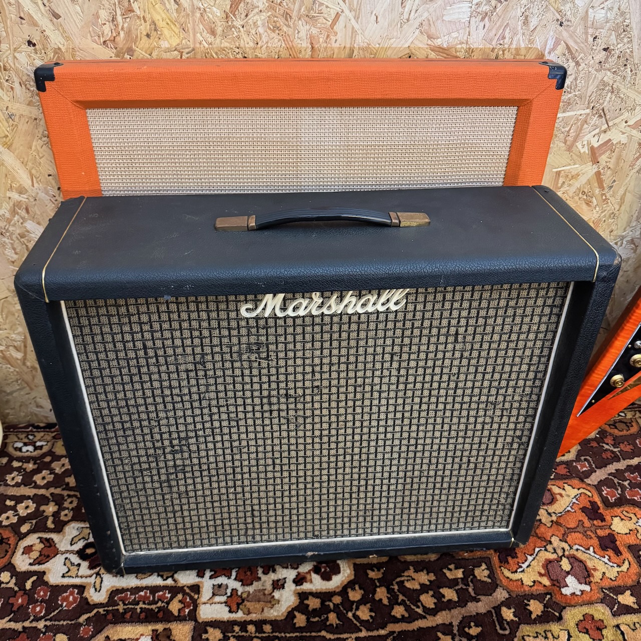 Vintage 1974 Marshall 2045 2x12 Guitar Cabinet Celestion Greyback Vintage 1974 Marshall 2045 2x12 Guitar Cabinet Celestion Greyback