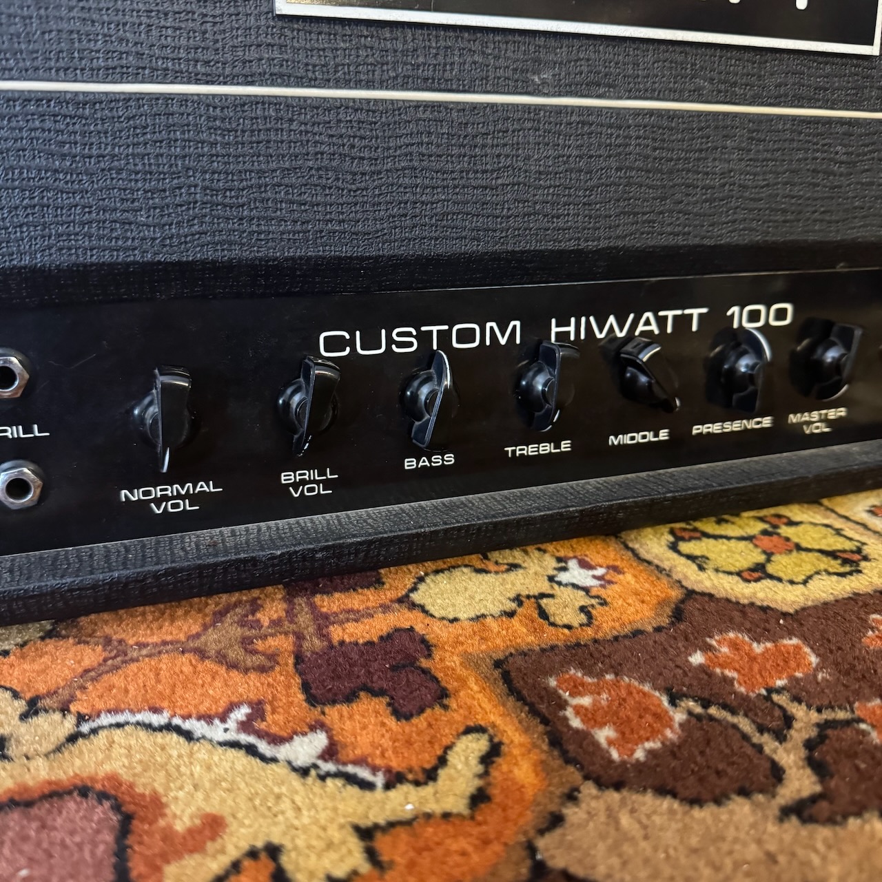 Vintage 1975 Hiwatt Custom 100 DR103 Valve Amplifier Head Vintage 1975 Hiwatt Custom 100 DR103 Valve Amplifier Head