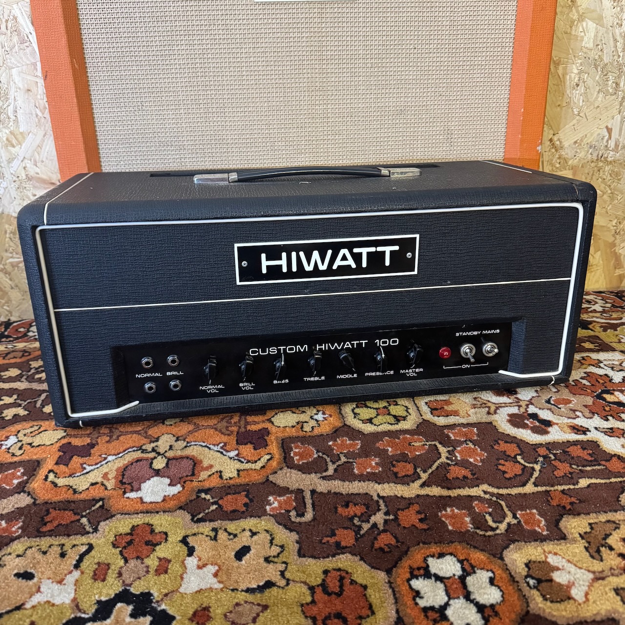 Vintage 1975 Hiwatt Custom 100 DR103 Valve Amplifier Head Vintage 1975 Hiwatt Custom 100 DR103 Valve Amplifier Head