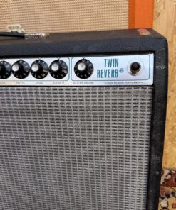 Vintage 1976 Fender Twin Reverb USA Silverface Amplifier Combo