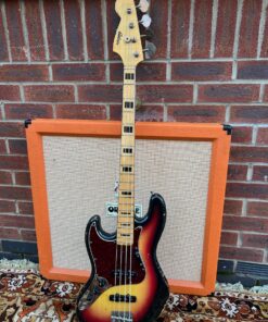 Vintage 1977 Antoria Jazz Japan Sunburst Lefty Bass Guitar