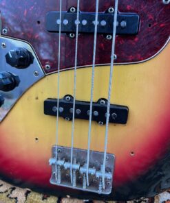 Vintage 1977 Antoria Jazz Japan Sunburst Lefty Bass Guitar