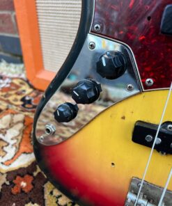 Vintage 1977 Antoria Jazz Japan Sunburst Lefty Bass Guitar