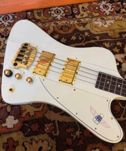 Vintage 1977 Gibson Thunderbird White Bicentennial Bass Guitar Upgraded