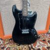 Vintage 1978 Fender Musicmaster Black Rosewood Electric Guitar