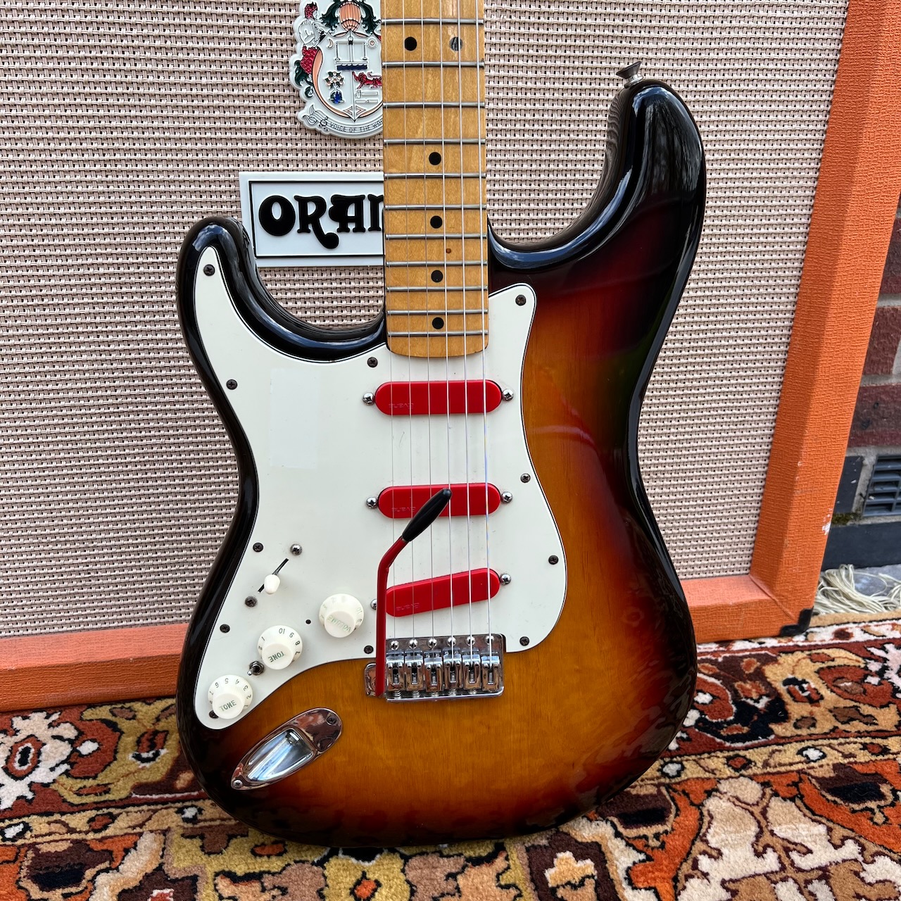 Vintage 1978 Fender Stratocaster Left Handed Sunburst Guitar Vintage 1978 Fender Stratocaster Left Handed Sunburst Guitar