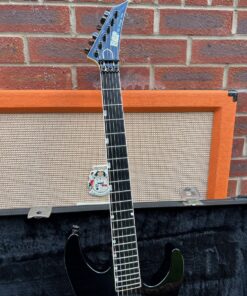 Vintage 1980s ESP The Mirage Deluxe Black Electric Guitar OHSC