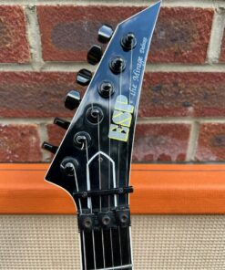 Vintage 1980s ESP The Mirage Deluxe Black Electric Guitar OHSC