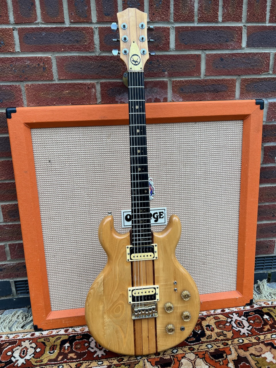 Vintage 1980s Kay Neck DC Humbucker Natural Korea Guitar Vintage 1980s Kay Neck DC Humbucker Natural Korea Guitar