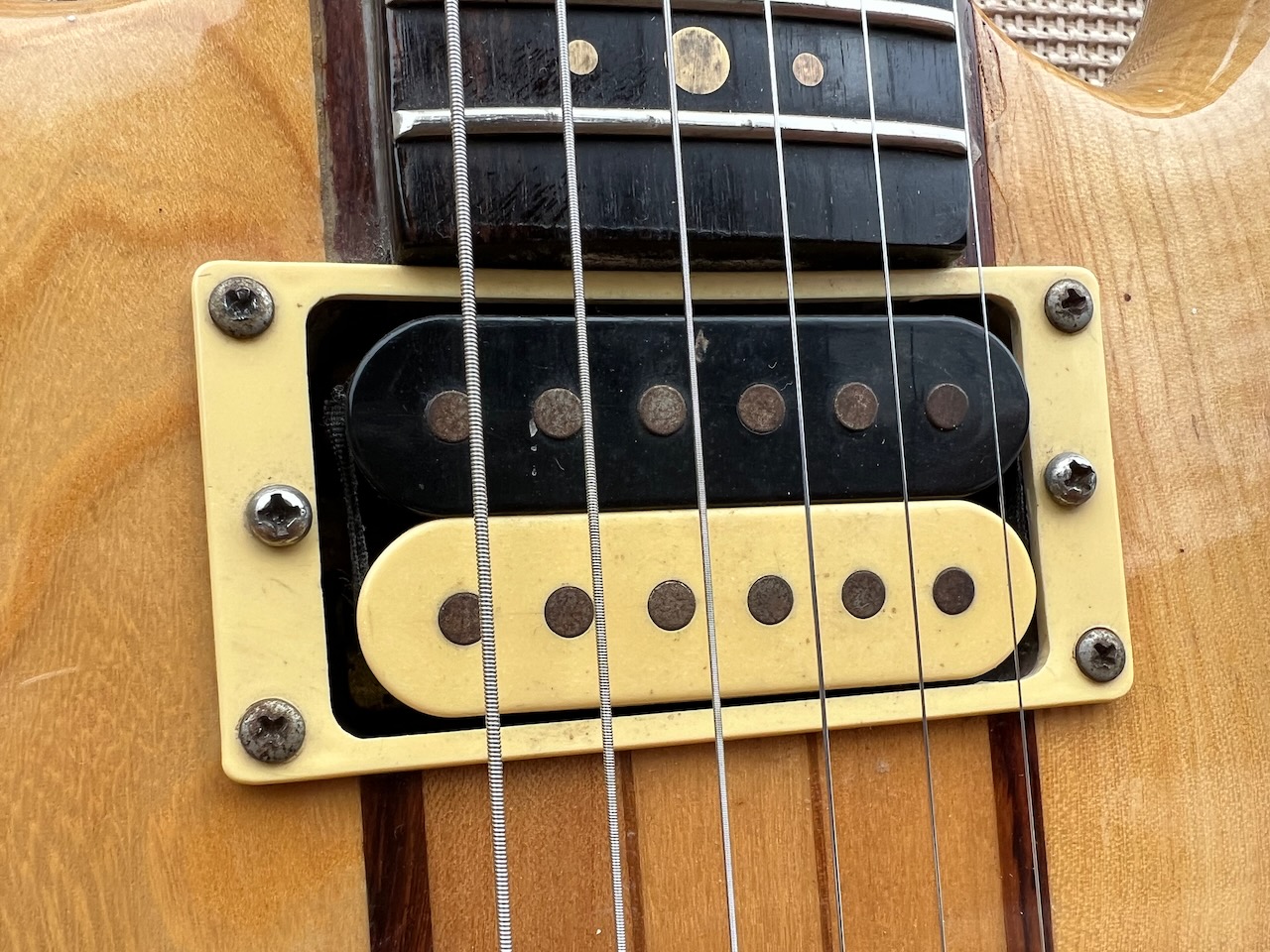 Vintage 1980s Kay Neck DC Humbucker Natural Korea Guitar Vintage 1980s Kay Neck DC Humbucker Natural Korea Guitar