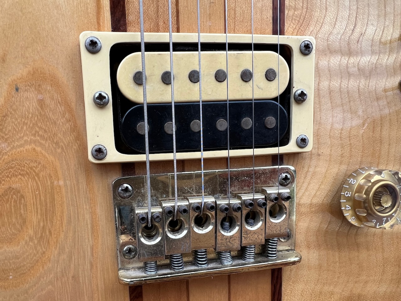 Vintage 1980s Kay Neck DC Humbucker Natural Korea Guitar Vintage 1980s Kay Neck DC Humbucker Natural Korea Guitar