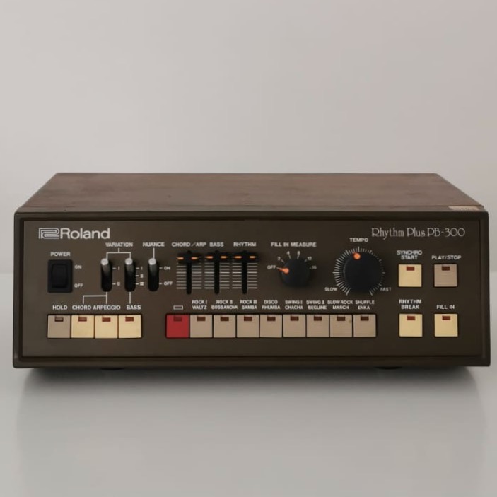 Vintage 1980s Roland PB300 Rhythm Plus Drum Machine Midi Japan Vintage 1980s Roland PB300 Rhythm Plus Drum Machine Midi Japan