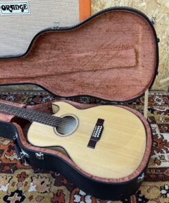 Vintage 1980s Washburn Custom Japan 12 String Acoustic Electric Guitar