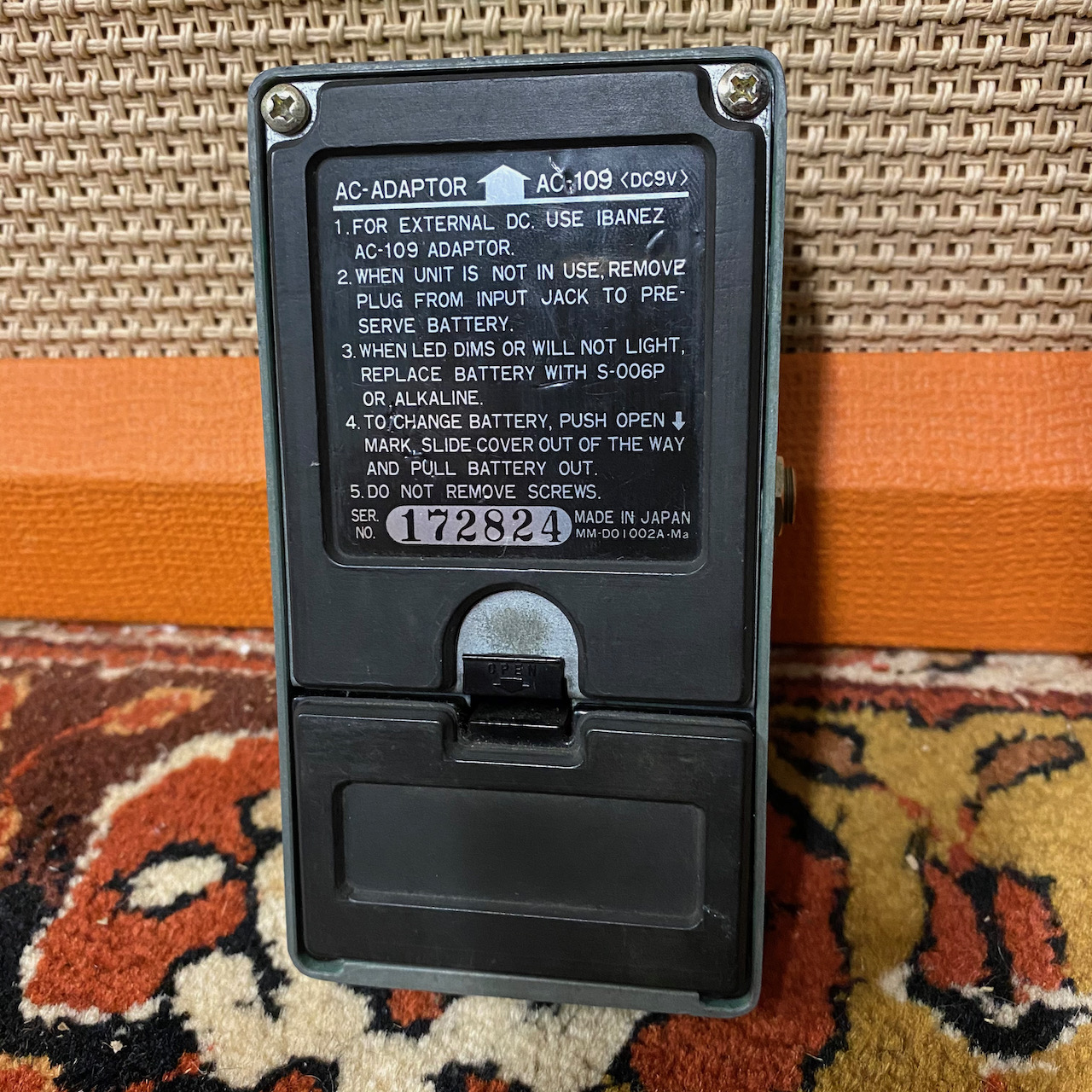 Vintage 1981 Ibanez TS808 Original JRC Tube Screamer Japan Pedal Vintage 1981 Ibanez TS808 Original JRC Tube Screamer Japan Pedal