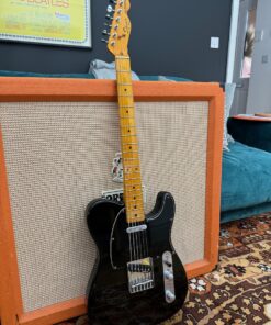 Vintage 1983 1984 Fender Squier Telecaster MIJ SQ Black Guitar